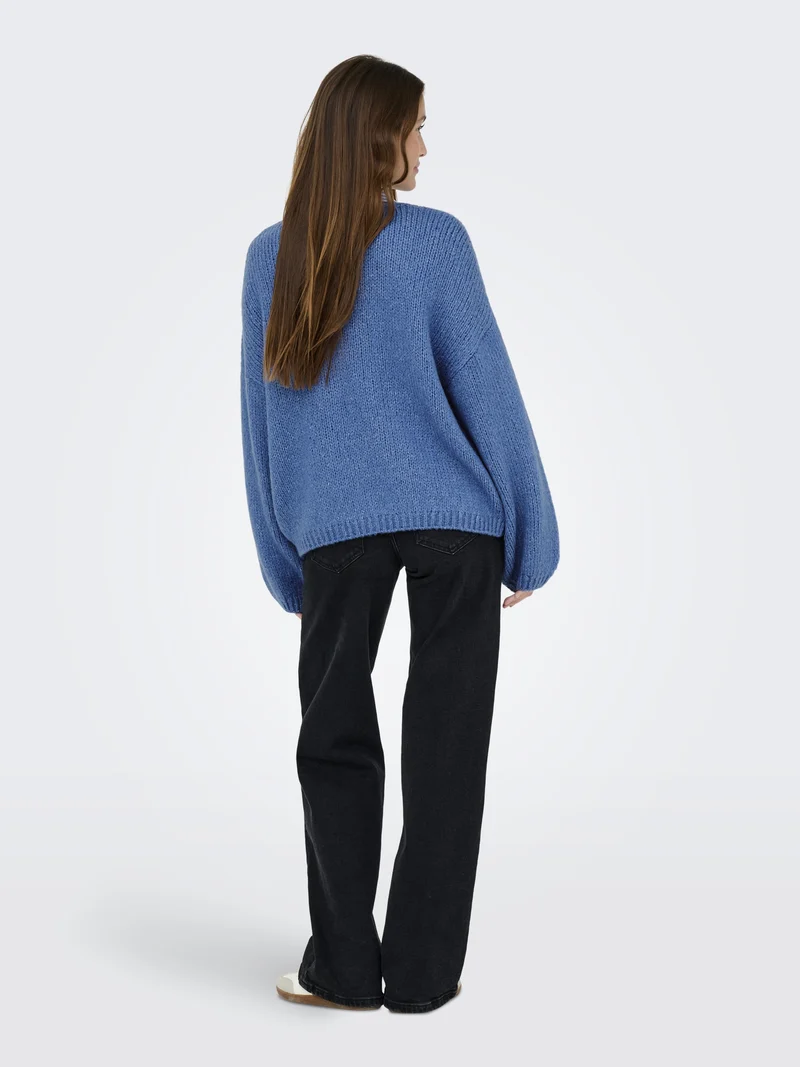 JDYDINEA L/S REVERSIBLE PULLOV. KNT, Ebb And Flow