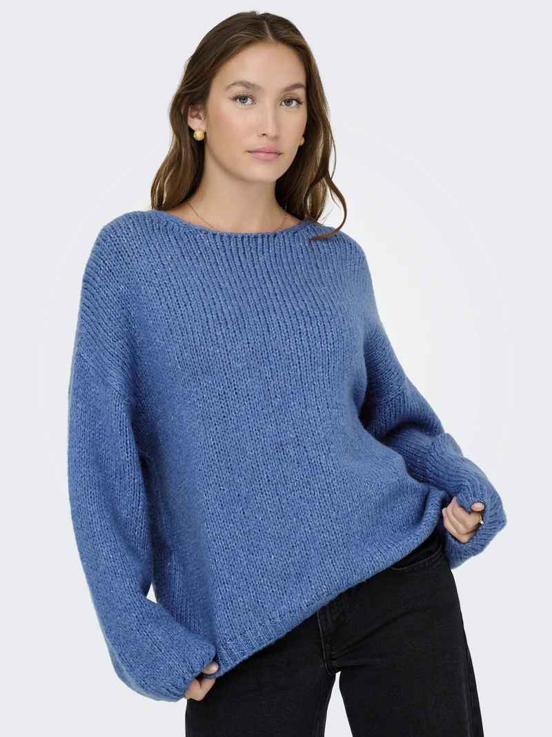 JDYDINEA L/S REVERSIBLE PULLOV. KNT, Ebb And Flow