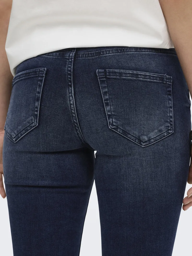 ONLBLUSH MID SKINNY DNM REA409 NOOS, Blue Black Denim