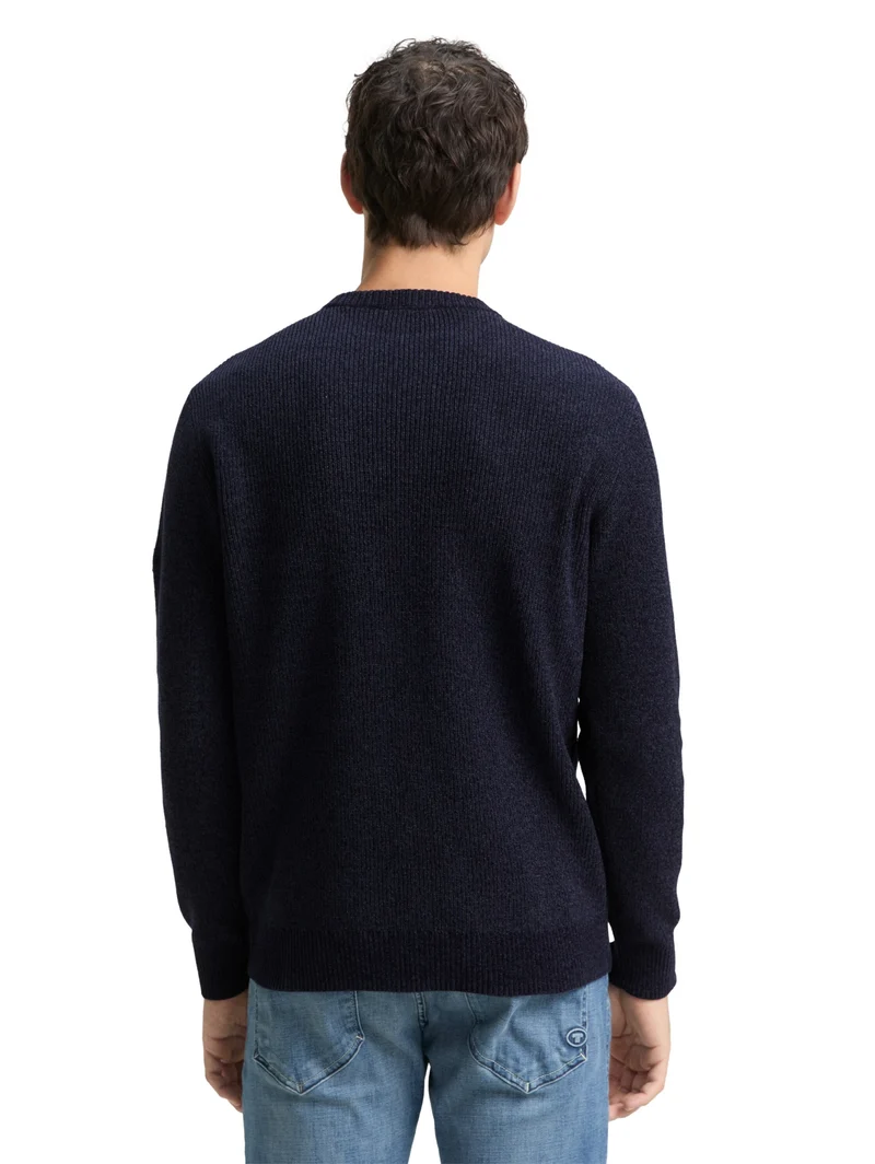 dry touch crew neck pullover, sky captain blue