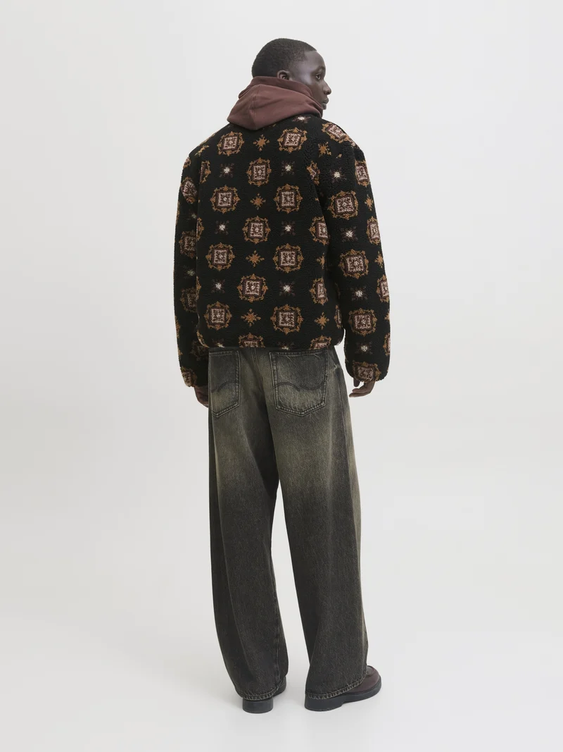 JORNORREBRO TEDDY AOP JACKET, Black/AOP