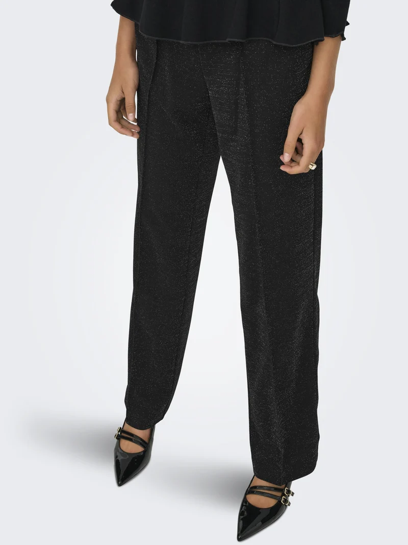 ONLPOPTRASH-SUKI ALYA LIFE GLITTER, Black/SILVER LUREX