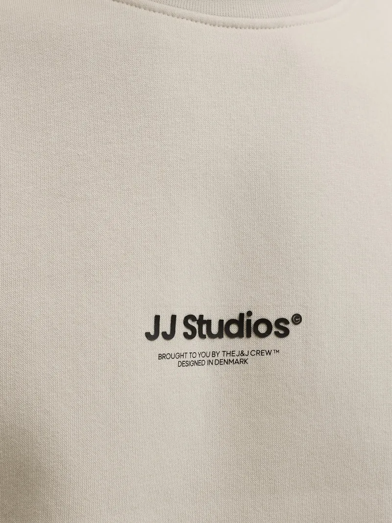 JJESOHO SWEAT CREW NECK NOOS, Moonbeam