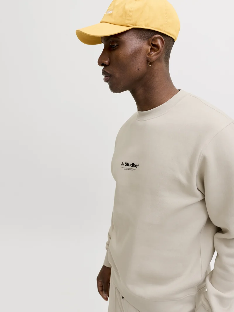JJESOHO SWEAT CREW NECK NOOS, Moonbeam