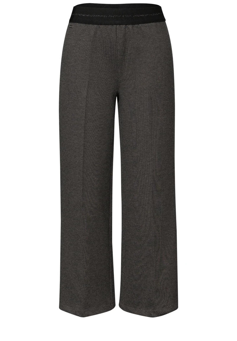LTD QR_Wide Leg HW Herringbone, light terra mocha