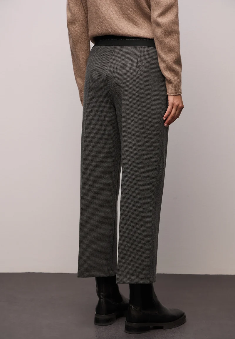 LTD QR_Wide Leg HW Herringbone, light terra mocha