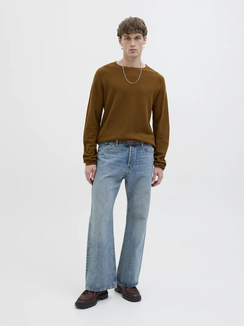 JJEHILL KNIT CREW NECK NOOS, Monks Robe