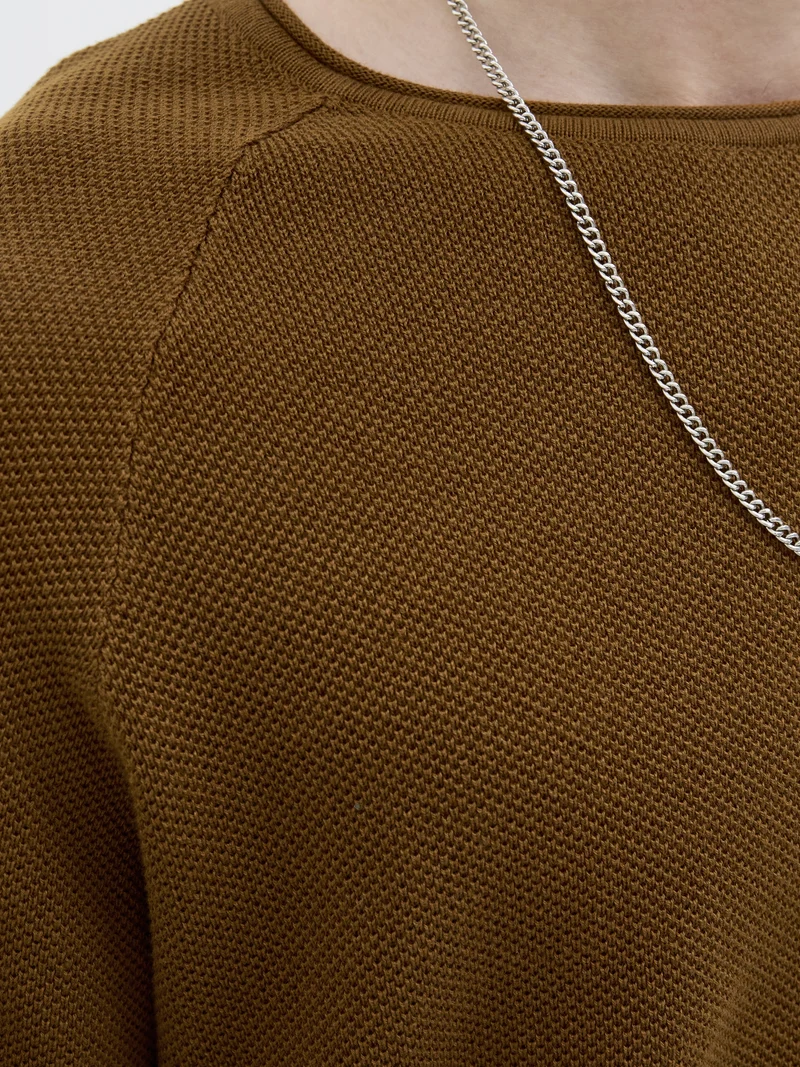 JJEHILL KNIT CREW NECK NOOS, Monks Robe