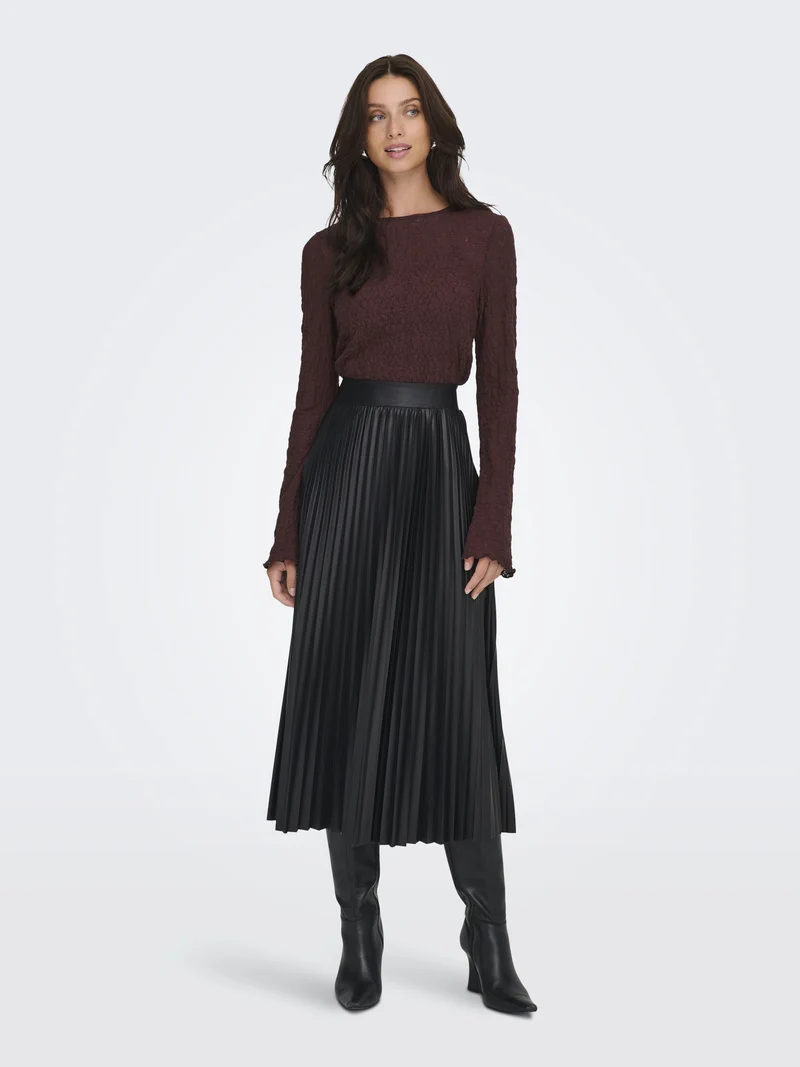 ONLGIAVANNA L/S TOP JRS, Decadent Chocolate