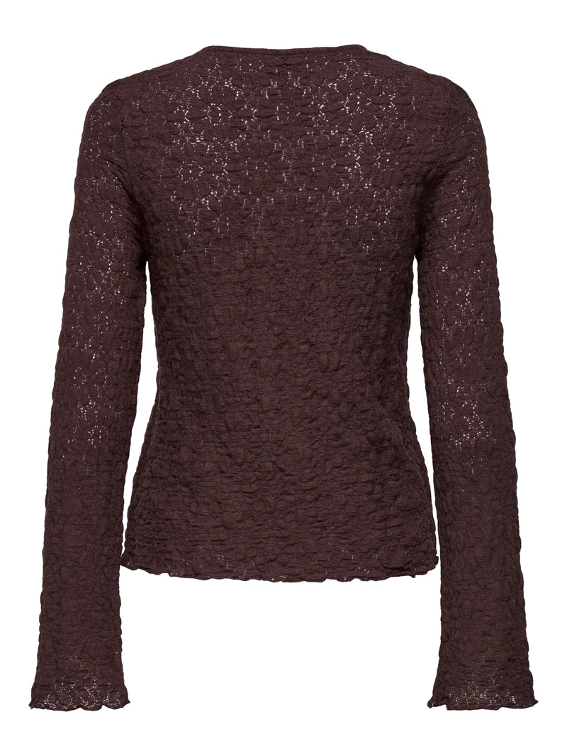 ONLGIAVANNA L/S TOP JRS, Decadent Chocolate