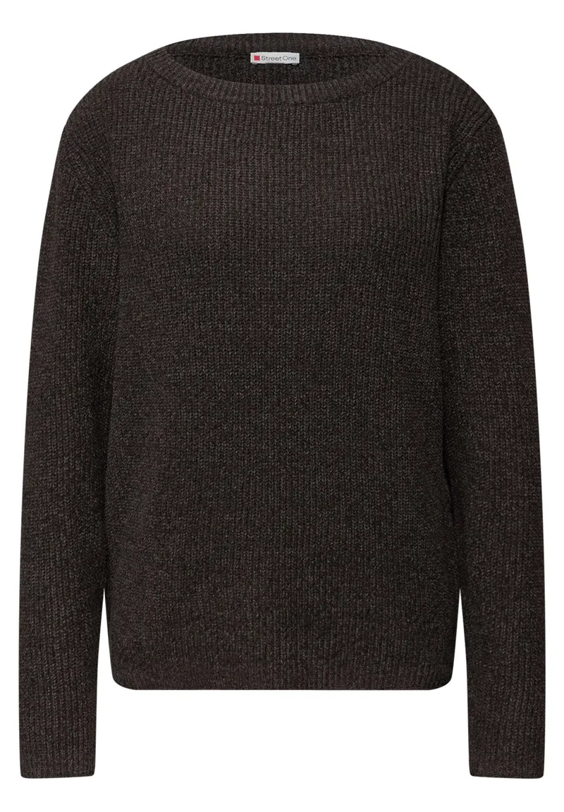 LTD QR_chenille sweater, darkest brown