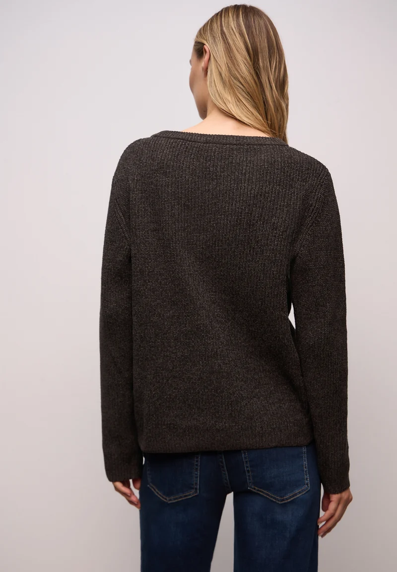 LTD QR_chenille sweater, darkest brown