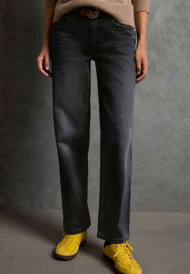 Studio Style,Straight Leg,mw,b, Black Washed