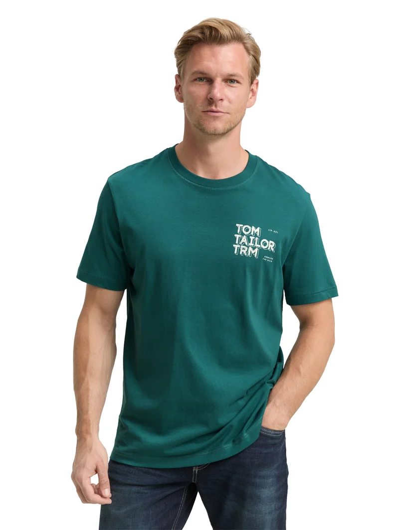 printed t-shirt, Jasper Green
