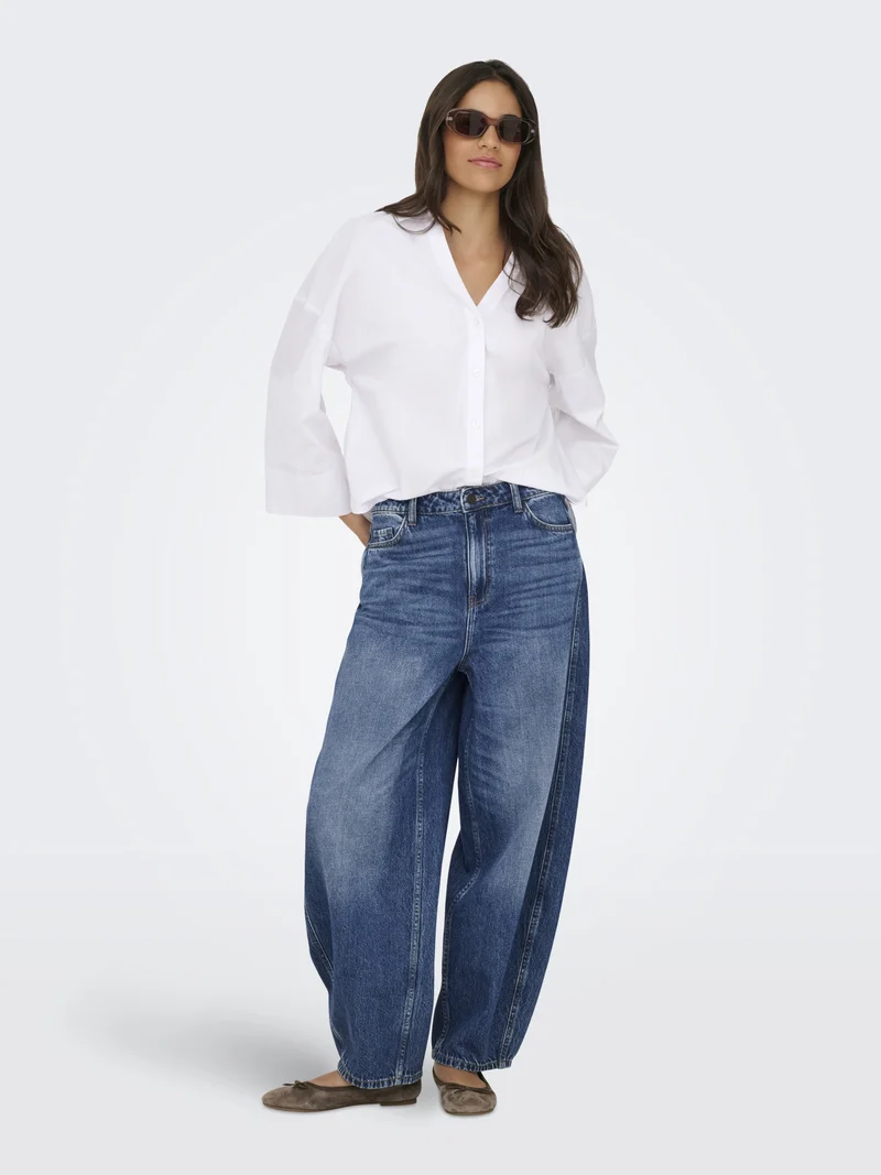 JDYSUSIE MW BAR MB 1013 JEANS DNM N, Medium Blue Denim