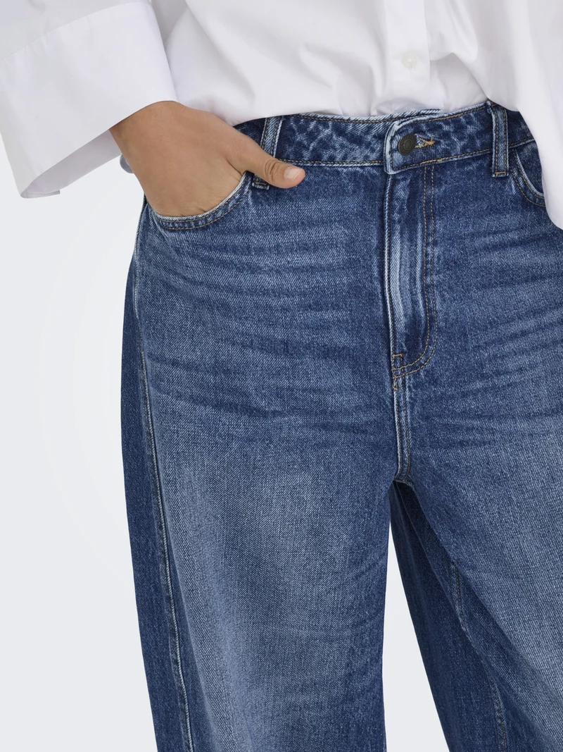 JDYSUSIE MW BAR MB 1013 JEANS DNM N, Medium Blue Denim