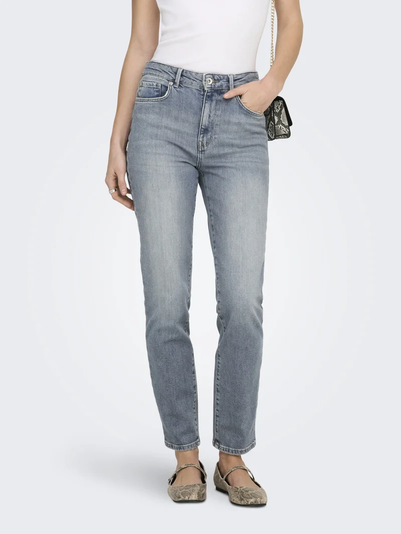 ONLEMILY STRETCH HW ST AK DNM DOT32, Special Blue Grey Denim