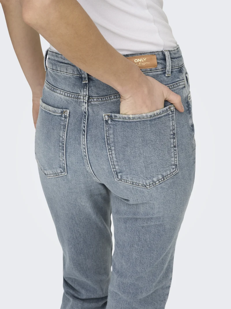 ONLEMILY STRETCH HW ST AK DNM DOT32, Special Blue Grey Denim