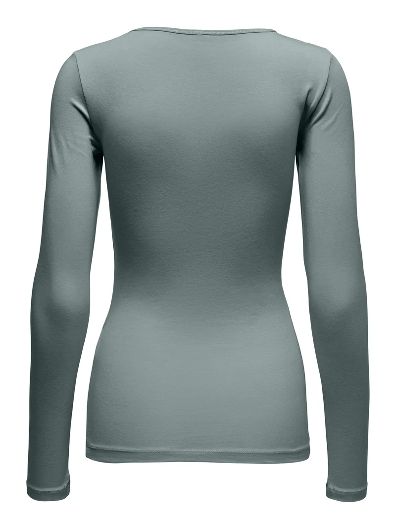 ONLLIVE LOVE L/S ONECK TOP NOOS JRS, Abyss