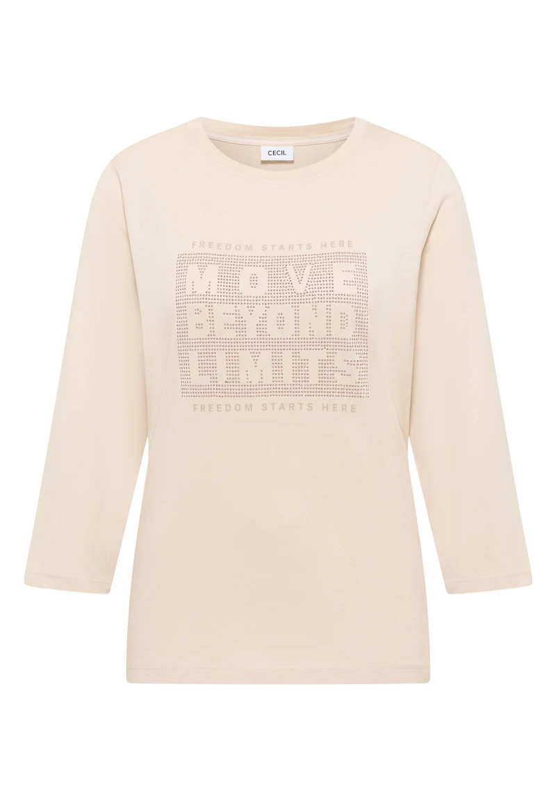 TOS Hotfix FP T-Shirt, pearl beige