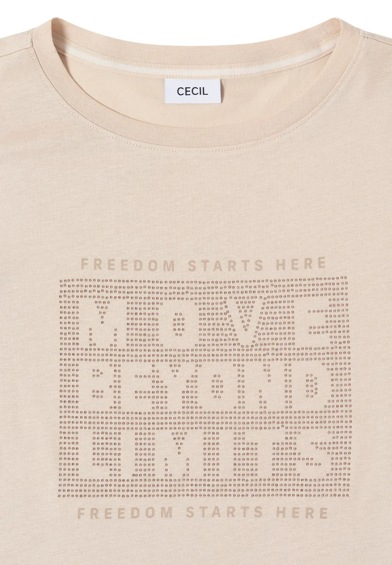 TOS Hotfix FP T-Shirt, pearl beige