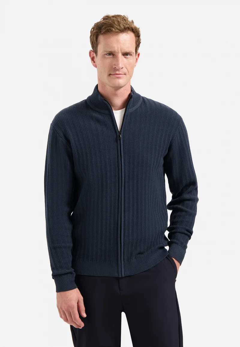 Cardigan Full Zip Relief, Night