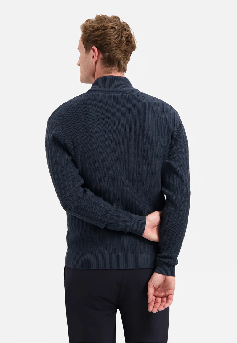 Cardigan Full Zip Relief, Night