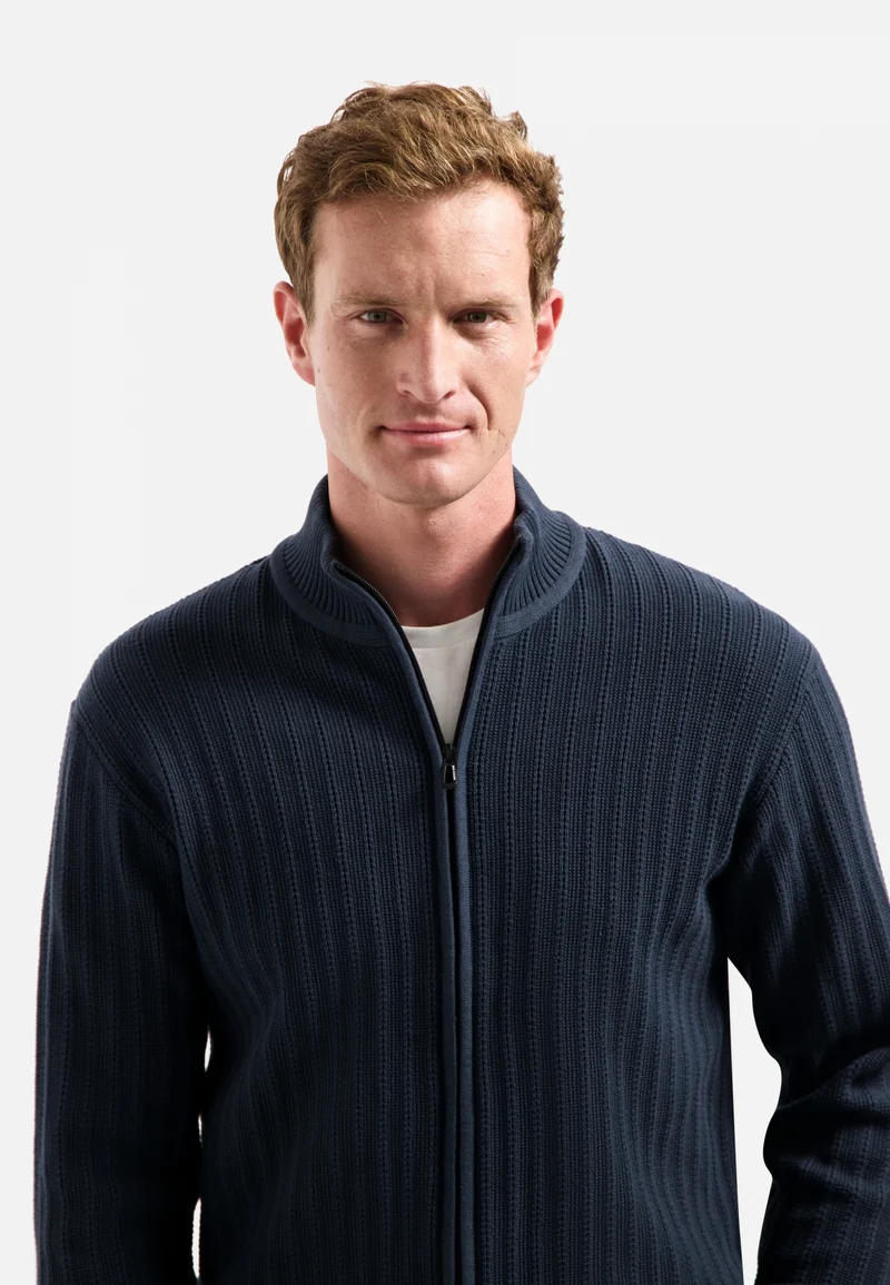 Cardigan Full Zip Relief, Night