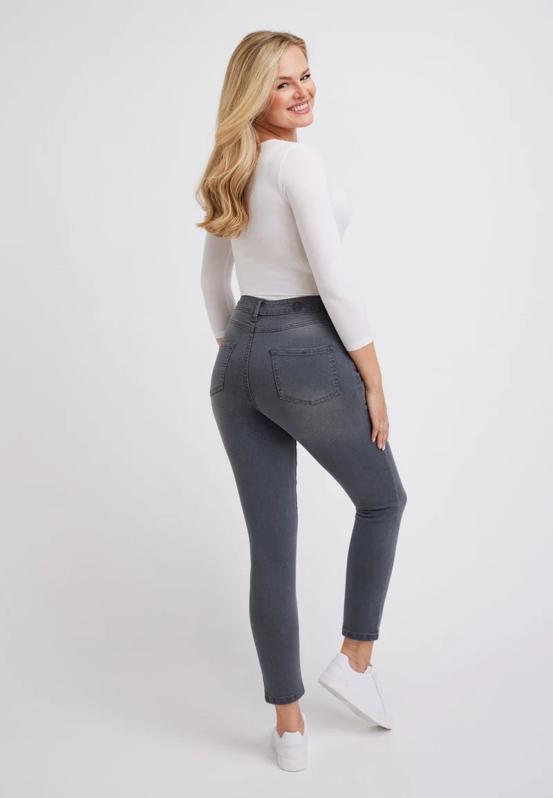 wonderjeans High Waist Grey Super Wash