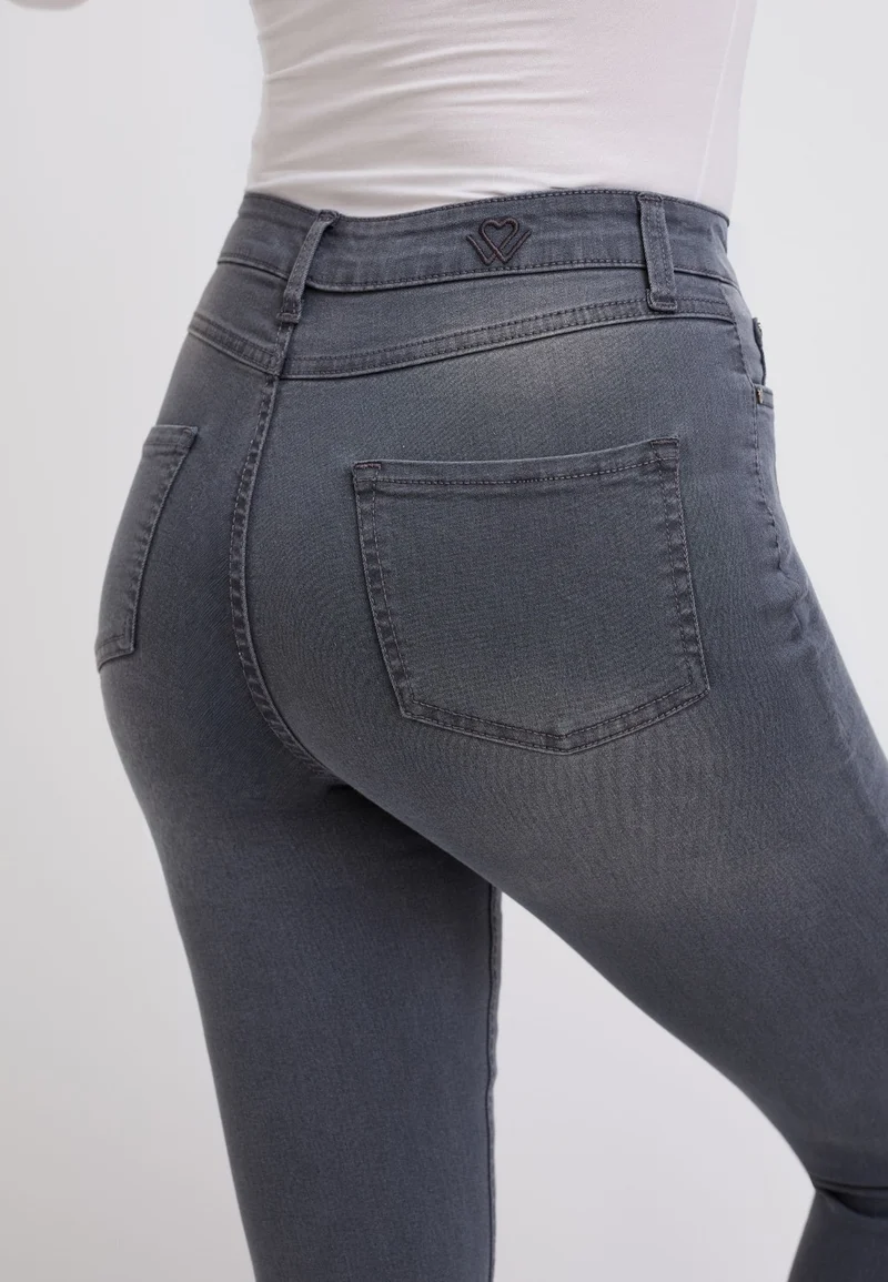 wonderjeans High Waist Grey Super Wash