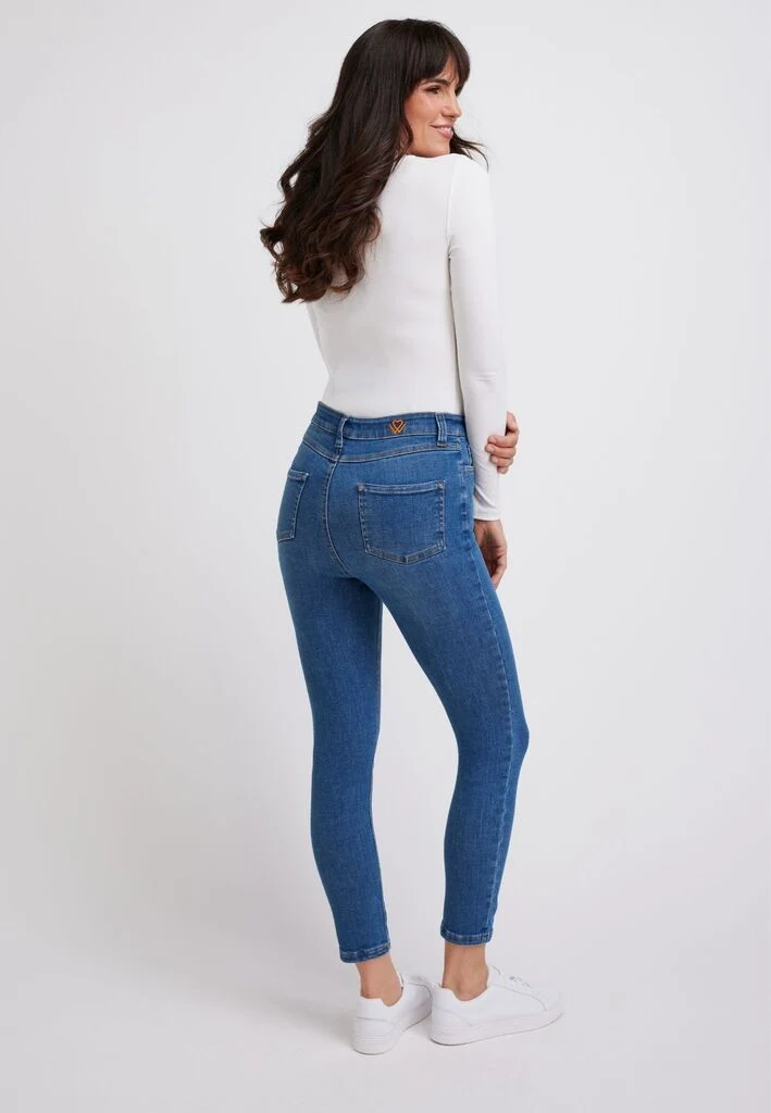 wonderjeans High Waist Authentic Blue Washed