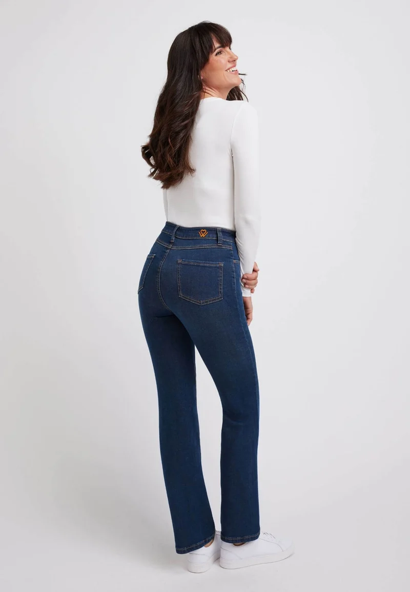 wonderjeans High Waist Bootcut Authentic Dark Blue