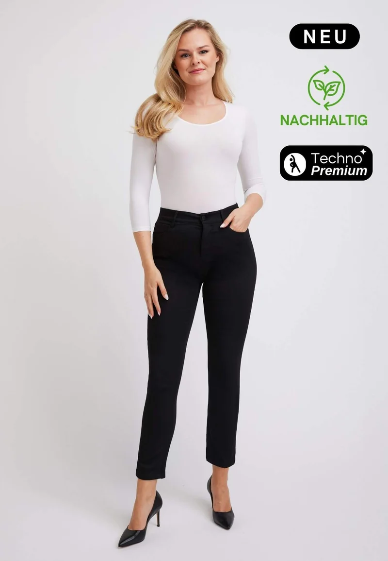 wonderjeans High Waist Black Techno Premium