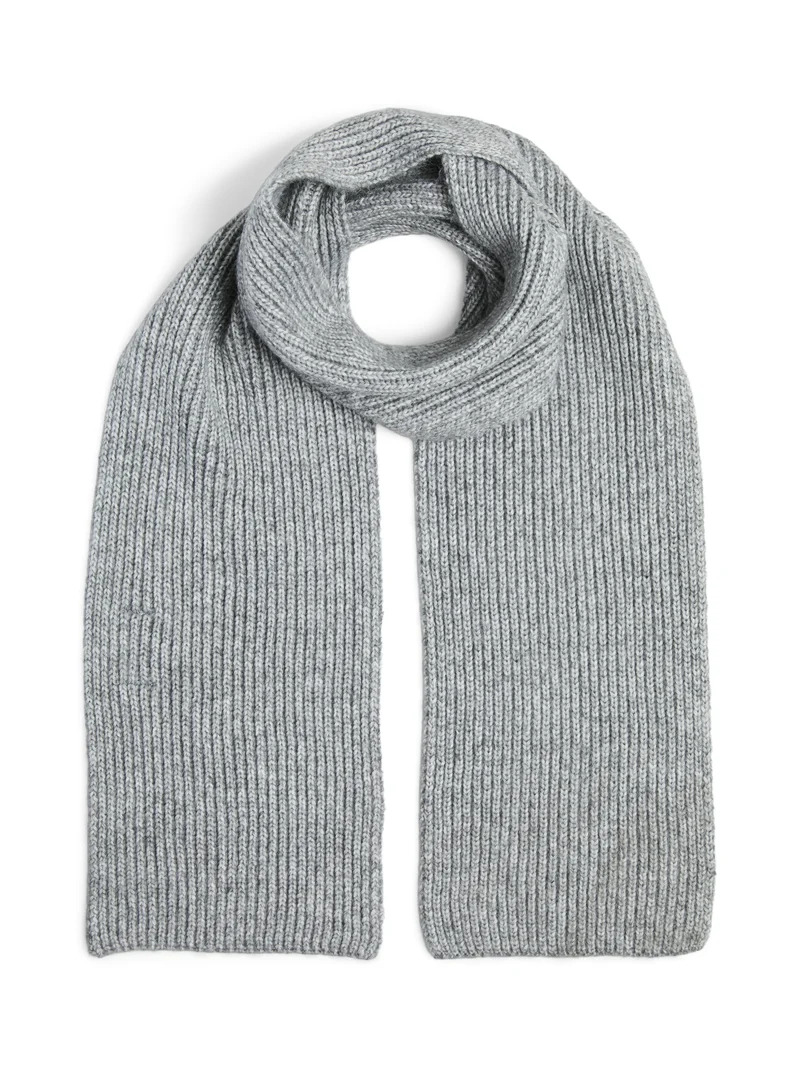PCMILLA LONG SCARF NOOS BC, Medium Grey Melange/MELANGE