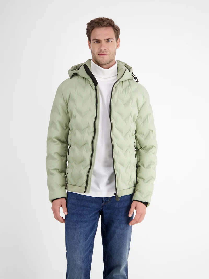 OUTDOORJACKE, BLEACHED OLIVE