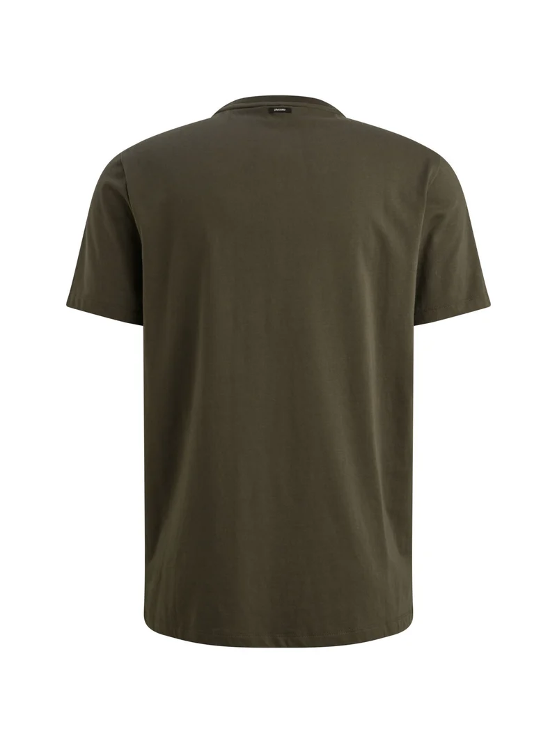 Short sleeve r-neck cotton elastan, Chimera