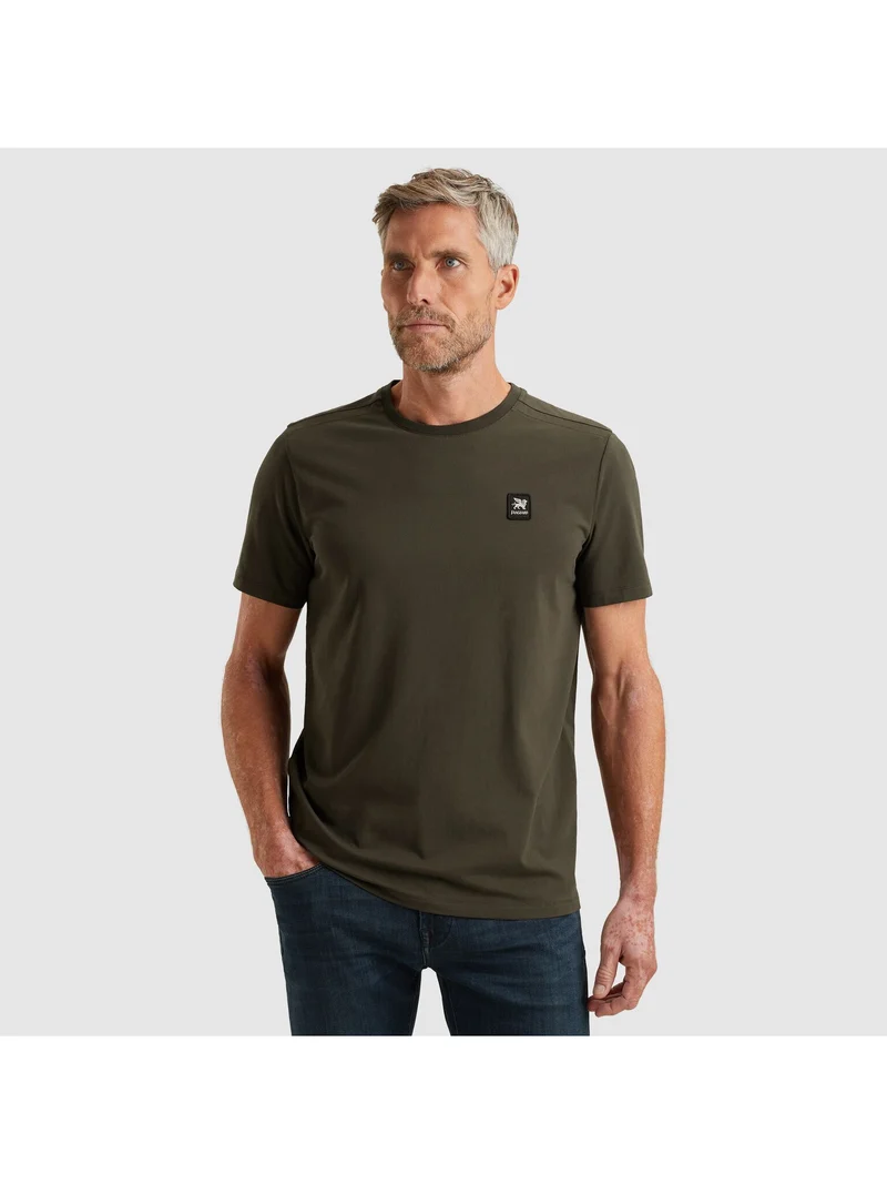 Short sleeve r-neck cotton elastan, Chimera