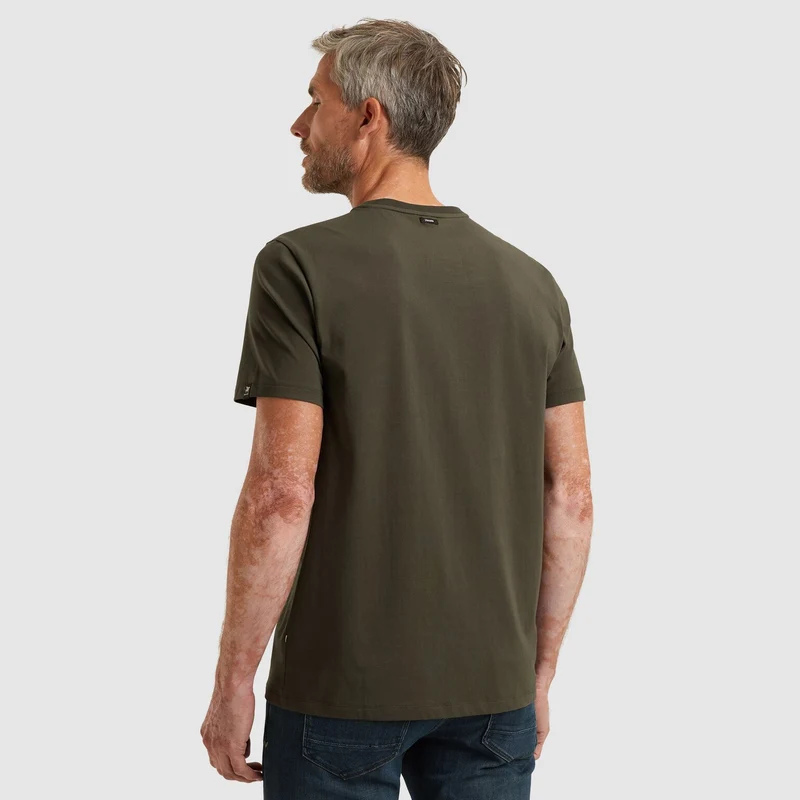 Short sleeve r-neck cotton elastan, Chimera