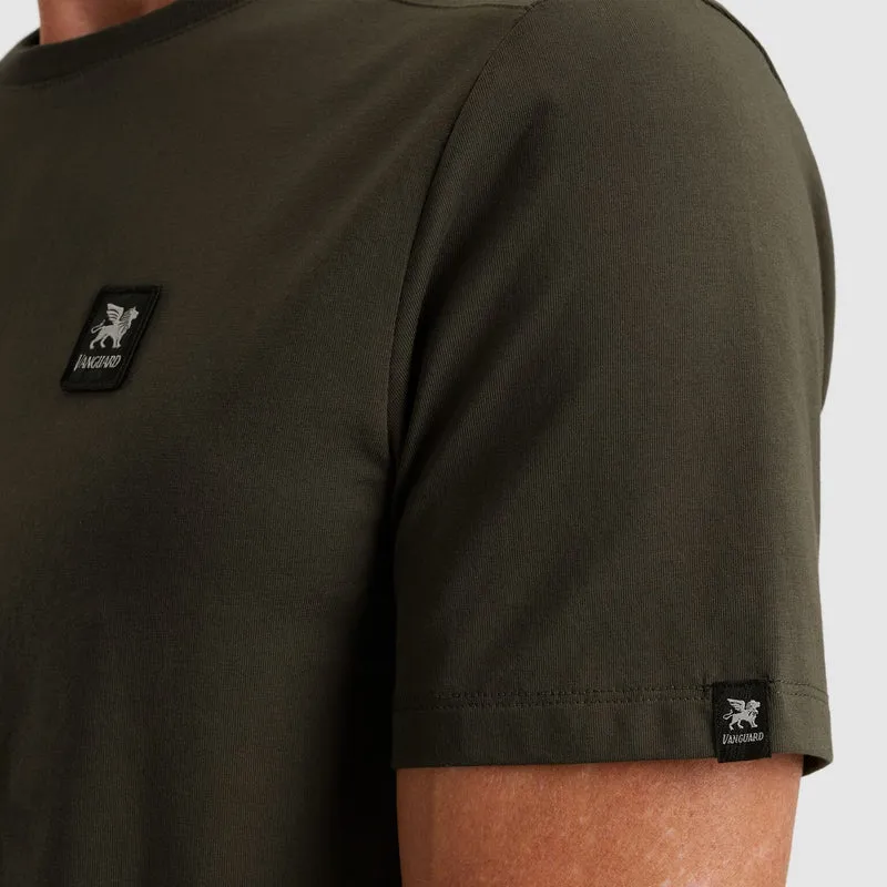 Short sleeve r-neck cotton elastan, Chimera