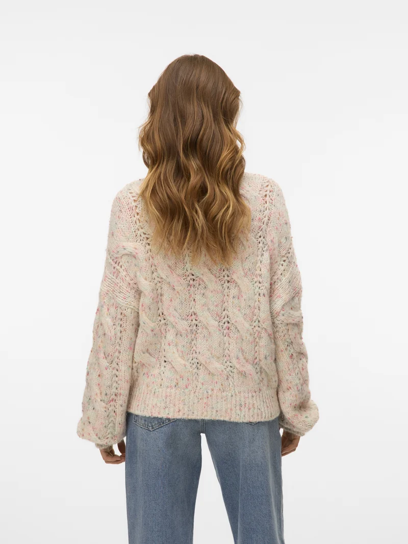 VMZENA LS PULLOVER, Birch/COMB
