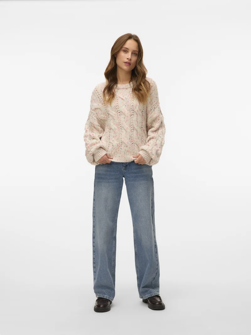 VMZENA LS PULLOVER, Birch/COMB