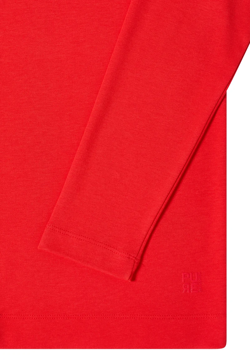 TOS Solid Funnel Neck, pumkin orange