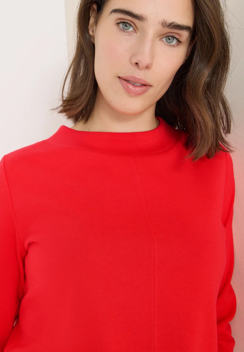 TOS Solid Funnel Neck, pumkin orange