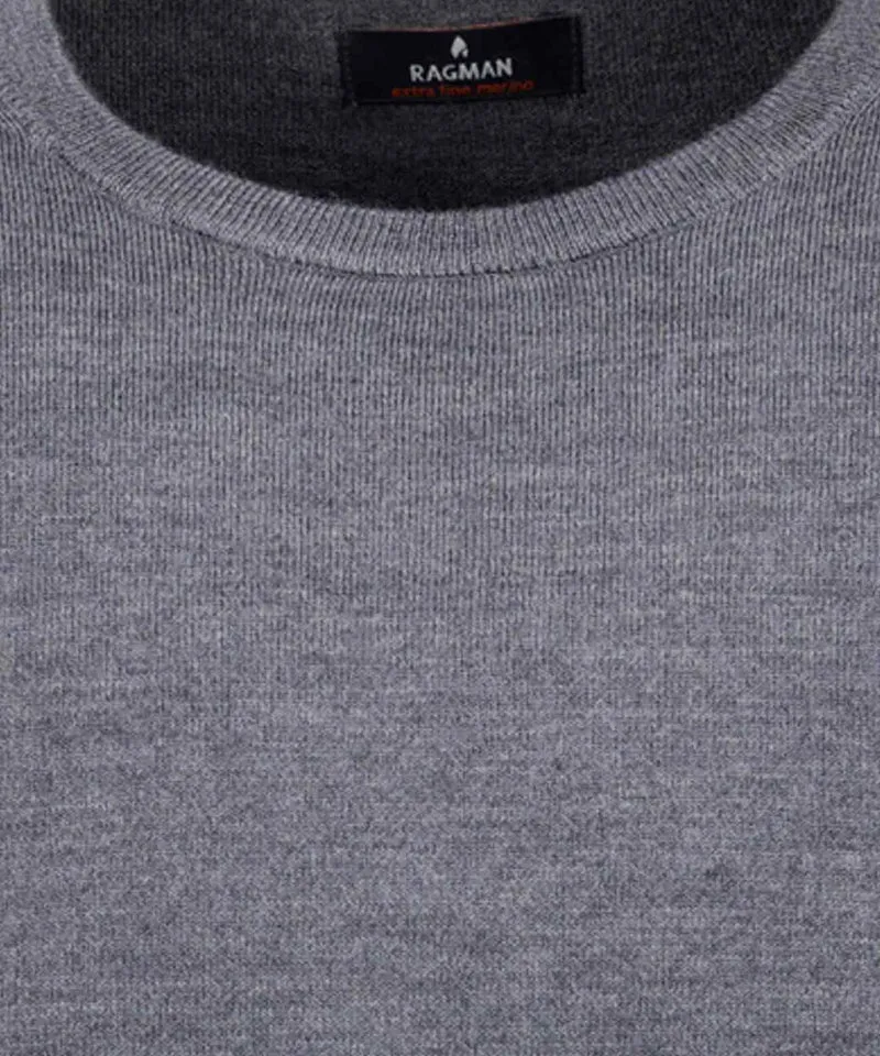 Round neck, ANTHRA