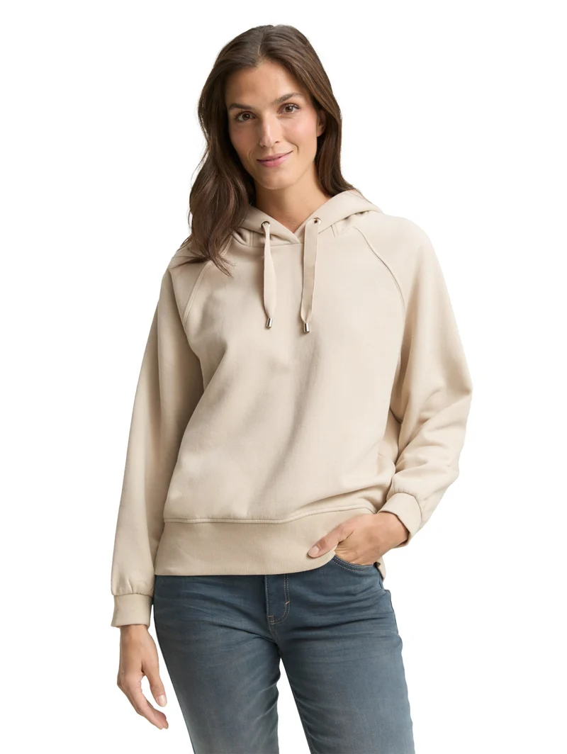Sweatshirt Hoodie, sand stone beige