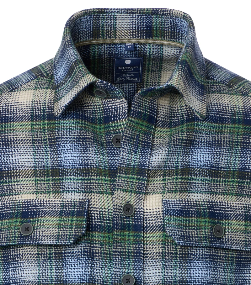 FLANELL COMFORT FIT 1/1 KENT, 600 GRUEN