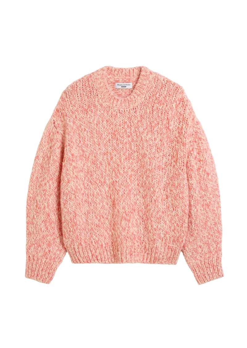 Knit Pullover, Longsleeve, Light Pink_Multi_01