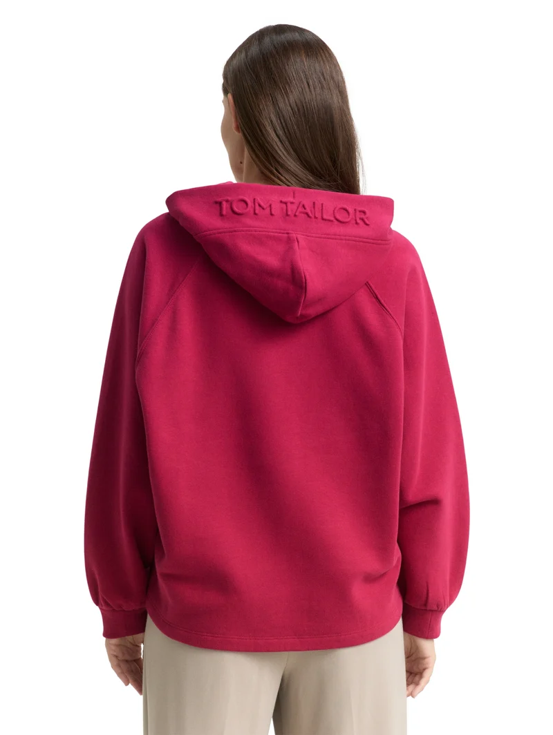 Sweatshirt Hoodie, dark pink