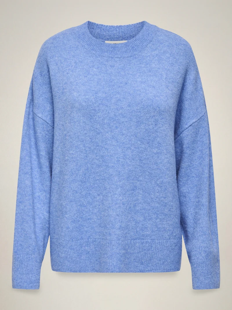 JDYSONJA L/S O-NECK PULLOVER KNT, Provence/MELANGE