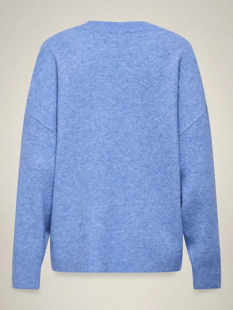 JDYSONJA L/S O-NECK PULLOVER KNT, Provence/MELANGE